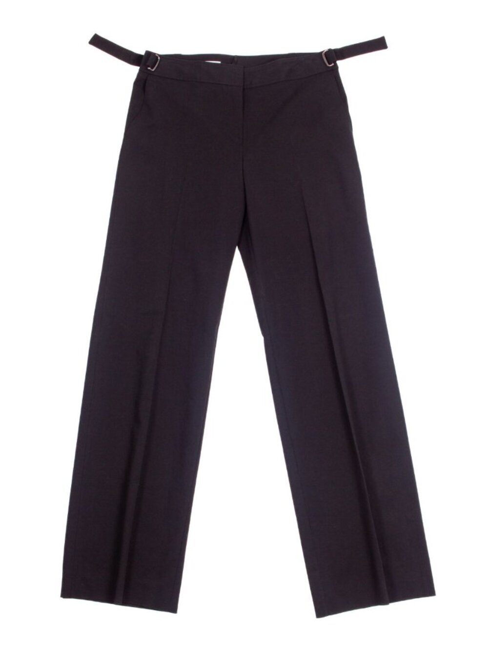 JIL SANDER BLACK WIDE LEG PANTS TROUSERS
